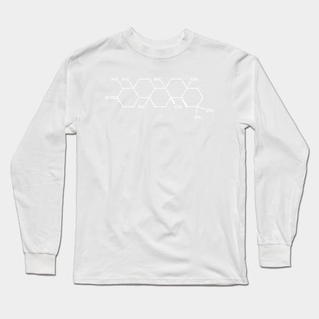 Friedelin Chemical Molecule Structure Long Sleeve T-Shirt by Girih